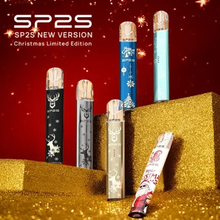 【11種口味】SP2S鈦色金屬主機 聖誕限定款 通用一代菸彈